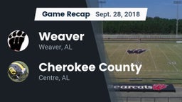 Recap: Weaver  vs. Cherokee County  2018