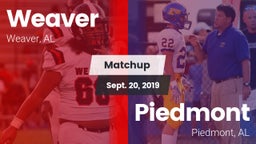 Matchup: Weaver  vs. Piedmont  2019