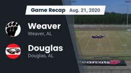 Recap: Weaver  vs. Douglas  2020