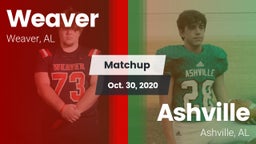Matchup: Weaver  vs. Ashville  2020