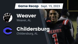 Recap: Weaver  vs. Childersburg  2023