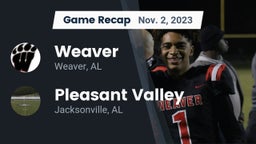 Recap: Weaver  vs. Pleasant Valley  2023