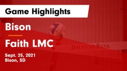 Bison  vs Faith LMC Game Highlights - Sept. 25, 2021