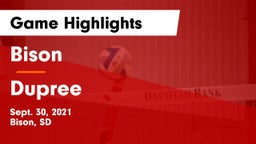 Bison  vs Dupree Game Highlights - Sept. 30, 2021
