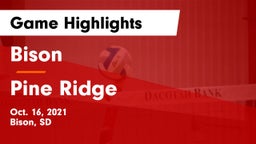 Bison  vs Pine Ridge Game Highlights - Oct. 16, 2021