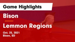 Bison  vs Lemmon Regions Game Highlights - Oct. 25, 2021