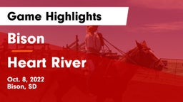 Bison  vs Heart River Game Highlights - Oct. 8, 2022