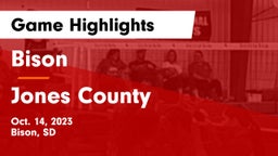 Bison  vs Jones County Game Highlights - Oct. 14, 2023