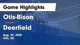 Otis-Bison  vs Deerfield Game Highlights - Aug. 29, 2020