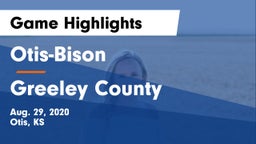 Otis-Bison  vs Greeley County  Game Highlights - Aug. 29, 2020