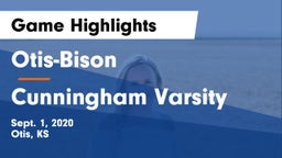 Otis-Bison  vs Cunningham Varsity Game Highlights - Sept. 1, 2020