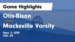 Otis-Bison  vs Macksville Varsity Game Highlights - Sept. 3, 2020