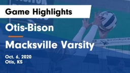 Otis-Bison  vs Macksville Varsity Game Highlights - Oct. 6, 2020