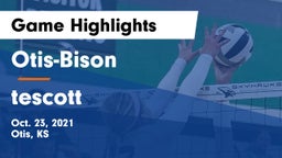 Otis-Bison  vs tescott Game Highlights - Oct. 23, 2021