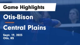 Otis-Bison  vs Central Plains  Game Highlights - Sept. 19, 2023