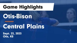 Otis-Bison  vs Central Plains  Game Highlights - Sept. 23, 2023