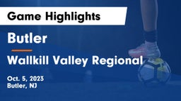 Butler  vs Wallkill Valley Regional  Game Highlights - Oct. 5, 2023