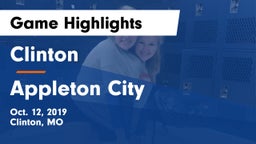Clinton  vs Appleton City  Game Highlights - Oct. 12, 2019