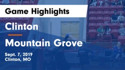 Clinton  vs Mountain Grove  Game Highlights - Sept. 7, 2019