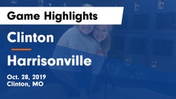 Clinton  vs Harrisonville  Game Highlights - Oct. 28, 2019