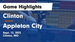 Clinton  vs Appleton City  Game Highlights - Sept. 12, 2023