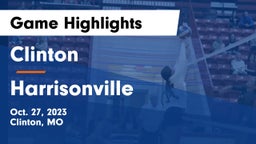 Clinton  vs Harrisonville  Game Highlights - Oct. 27, 2023