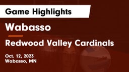 Wabasso  vs Redwood Valley Cardinals Game Highlights - Oct. 12, 2023