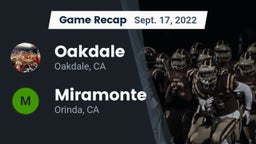 Recap: Oakdale  vs. Miramonte  2022