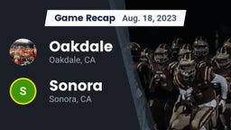 Recap: Oakdale  vs. Sonora  2023