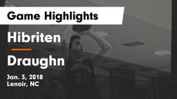 Hibriten  vs Draughn  Game Highlights - Jan. 3, 2018