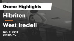 Hibriten  vs West Iredell  Game Highlights - Jan. 9, 2018