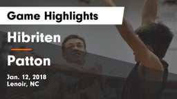 Hibriten  vs Patton  Game Highlights - Jan. 12, 2018