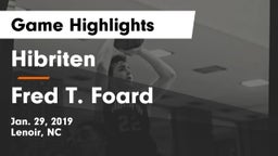 Hibriten  vs Fred T. Foard  Game Highlights - Jan. 29, 2019