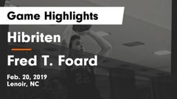 Hibriten  vs Fred T. Foard  Game Highlights - Feb. 20, 2019