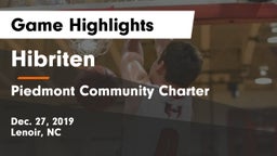 Hibriten  vs Piedmont Community Charter Game Highlights - Dec. 27, 2019