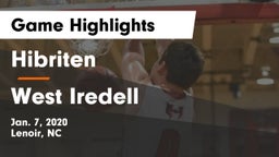 Hibriten  vs West Iredell  Game Highlights - Jan. 7, 2020