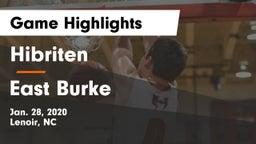 Hibriten  vs East Burke Game Highlights - Jan. 28, 2020