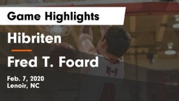 Hibriten  vs Fred T. Foard  Game Highlights - Feb. 7, 2020