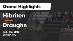 Hibriten  vs Draughn  Game Highlights - Feb. 25, 2020