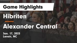 Hibriten  vs Alexander Central  Game Highlights - Jan. 17, 2023