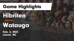 Hibriten  vs Watauga  Game Highlights - Feb. 3, 2023
