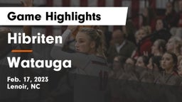 Hibriten  vs Watauga  Game Highlights - Feb. 17, 2023