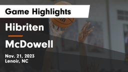 Hibriten  vs McDowell   Game Highlights - Nov. 21, 2023