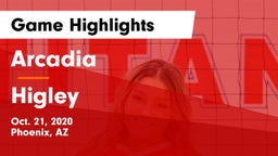 Arcadia  vs Higley  Game Highlights - Oct. 21, 2020