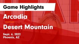 Arcadia  vs Desert Mountain  Game Highlights - Sept. 6, 2022