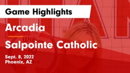 Arcadia  vs Salpointe Catholic Game Highlights - Sept. 8, 2022