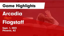 Arcadia  vs Flagstaff  Game Highlights - Sept. 1, 2023