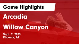 Arcadia  vs Willow Canyon  Game Highlights - Sept. 9, 2023