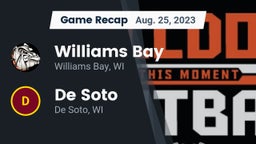 Recap: Williams Bay  vs. De Soto  2023