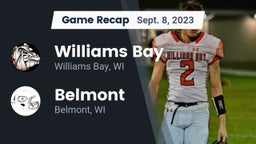 Recap: Williams Bay  vs. Belmont  2023
